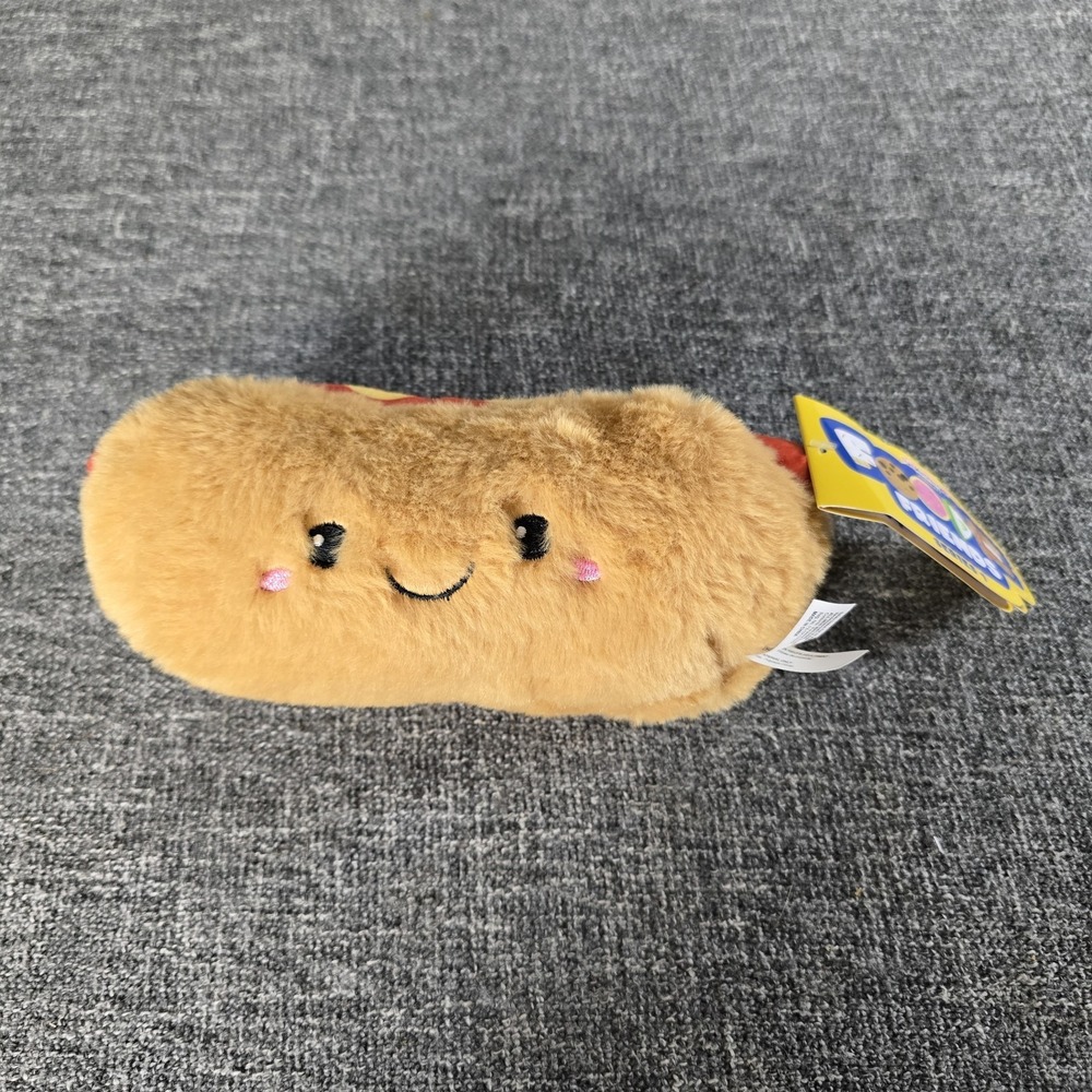 Toy Factory Foodie Friends Series 1 Hot Diggity Dog 8 Inch Plush New with Tags